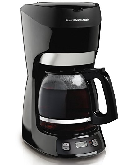 7. Hamilton Beach 12-Cup Coffee Maker with Digital Clock