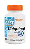 Doctor's Best Ubiquinol with Kaneka QH, Non-GMO, Gluten Free, Soy Free, Heart Health, 100 mg, 60 Softgels
