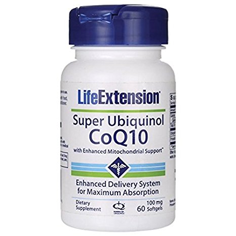 9. Life Extension Super Ubiquinol CoQ10