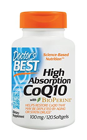1. Doctor's Best High Absorption Coq10 w/ BioPerine