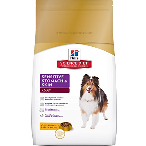 6. Hill's Science Diet Adult Sensitive Stomach & Skin Dry Dog Food