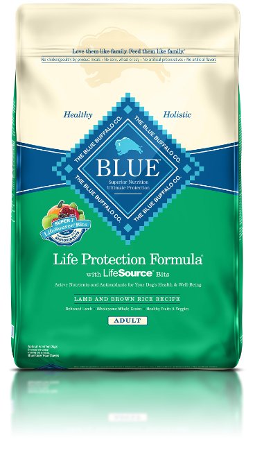3. BLUE Life Protection Formula Adult Dry Dog Food - Lamb and Brown Rice