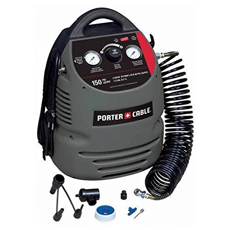 8. PORTER-CABLE CMB15 150 PSI 1.5 Gallon Oil-Free Fully Shrouded Compressor