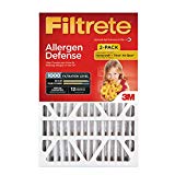 Filtrete 16x25x4, AC Furnace Air Filter, MPR 1000 DP, Micro Allergen Defense Deep Pleat, 2-Pack