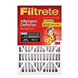 Filtrete 20x25x4, AC Furnace Air Filter, MPR 1000 DP, Micro Allergen Defense Deep Pleat, 2-Pack