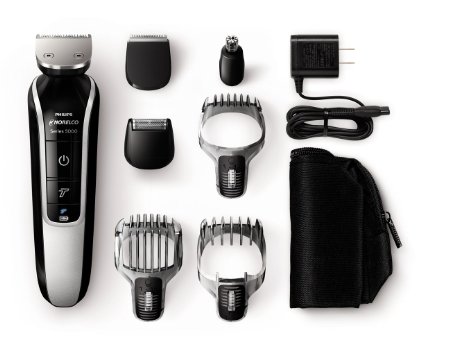 6. Philips QG3364/49 Norelco Multigroom 5100 Grooming Kit