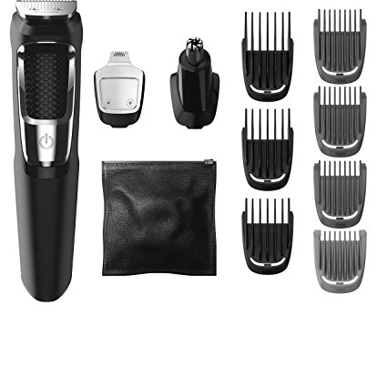 3. Philips Norelco Multigroom series 3000, 13 Attachments, MG3750