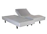 Leggett and Platt S-Cape Split Adjustable Bed Base, Wireless, Wall Hugger, Full Body Massage, King