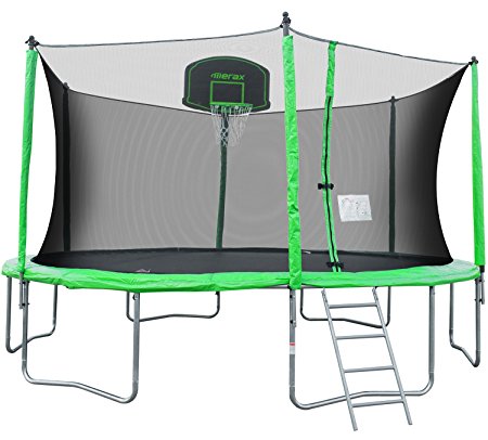 6. Merax 14-Feet Round Trampoline