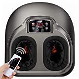 Foot Massage AREALER Kneading Shiatsu Therapy Feet Massage Machine with Deep-Kneading, Built-in Heat Function, Air Compression, Perfect for Home Office