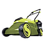 Sun Joe MJ401C 14-Inch 28-Volt Cordless Push Lawn Mower, Green