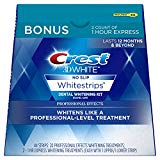 Crest 3D White Professional Effects Whitestrips Whitening Strips Kit, 22 Treatments, 20 Professional Effects + 2 1 Hour Express Whitestrips