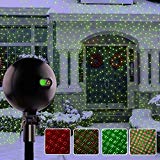 Christmas Lights, Laser Lights, Christmas Projector Lights Landscape Spotlights Waterproof Outdoor Xmas Light for Halloween Patio Yard Garden with Remote Controller (Color Changing)
