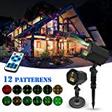 Christmas Outdoor Lights, Outdoor Holiday Lights, Red and Green Starry Christmas Light for Outdoor, Garden, Halloween Decoration(InnooLight) (Red and Green)