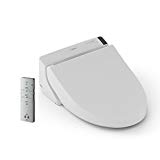 TOTO SW2044#01 C200 WASHLET Electronic Bidet Toilet Seat with PREMIST and SoftClose Lid, Elongated, Cotton White