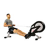 Sunny Health & Fitness SF-RW5623 Air Rowing Machine Rower w/ LCD Monitor