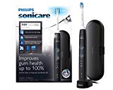 Philips Sonicare ProtectiveClean 5100 Gum Health, Rechargeable electric toothbrush with pressure sensor, Black HX6850/60, 1 Count