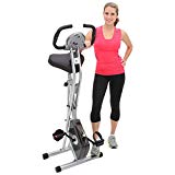 Exerpeutic Folding Magnetic Upright Exercise Bike with 300 lbs Weight Capacity