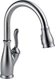 Delta Faucet Leland Single-Handle Kitchen Sink Faucet with Pull Down Sprayer, ShieldSpray Technology and Magnetic Docking Spray Head, Arctic Stainless 9178-AR-DST