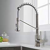 Kraus KPF-1610SS Bolden Single Handle 18-Inch Commercial Kitchen Faucet with Dual Function Pull Down Spray Head Finish Kpf-1610SS, Stainless Steel