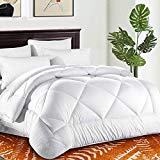 TEKAMON Comforter Duvet Insert with Corner Tabs for Duvet Cover 2100 Series, Snow Goose Down Alternative, Hotel Collection Comforter Reversible, Hypoallergenic Choice