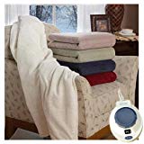 Soft Heat Ultra Micro-Plush Low-Voltage Electric Heated Triple Rib Throw