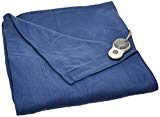 Sunbeam Channeled Velvet Plush Electric Heated Blanket