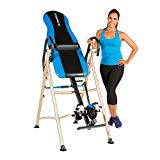 EXERPEUTIC Inversion Table with AIRSOFT NO PINCH Ankle Holders, SURELOCK Safety Ratchet System, and Lumbar Support