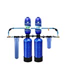 10-Year, 1,000,000-Gallon Whole House Water Filter + SimplySoft Salt-Free Descaler with Pro Install Kit