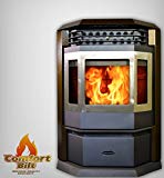 Comfortbilt Pellet Stove HP22-SS- 50,000 btu - Stainless Steel Golden Brown!