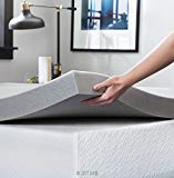 LUCID Bamboo Charcoal Memory Foam Topper