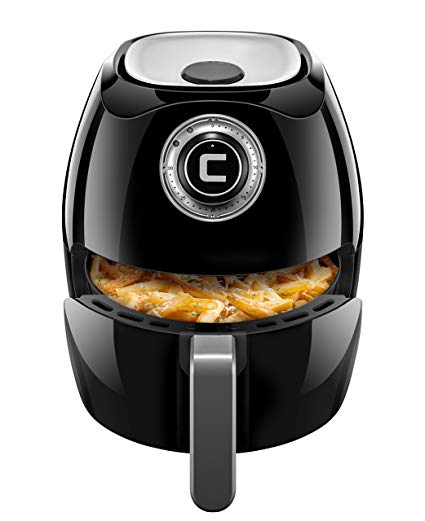 5. Chefman 3.5 Liter Air Fryer with Space Saving Flat Basket Non-Stick Oil Free Airfryer