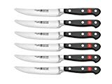 Wusthof WU9730 CLASSIC Six Piece Steak Set 6, Black, Stainless Steel