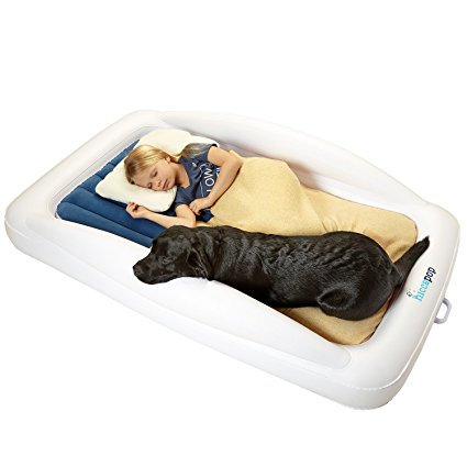 7. hiccup Inflatable Toddler Travel Bed