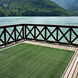 Indoor/Outdoor Turf  Rugs and Runners in Green 12' X 8' Artificial Grass in Many Custom Sizes and Widths with Finished Edges with Binding Tape