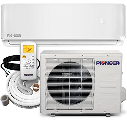 1. PIONEER Air Conditioner Inverter+ Ductless Wall Mount Mini Split System
