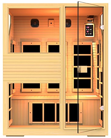 6. JNH Lifestyles NE3HB1 ENSI Collection 3 Person NO EMF Infrared Sauna