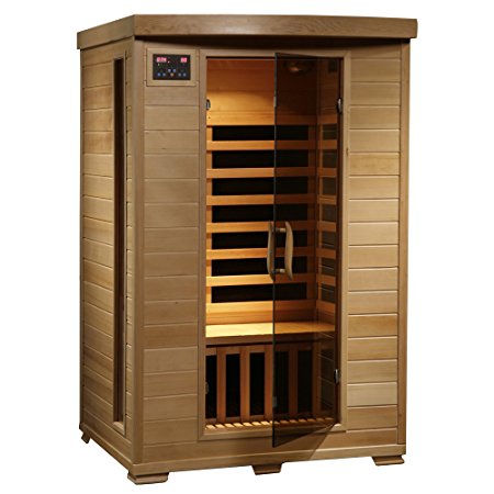 4. Radiant Saunas 2-Person Hemlock Infrared Sauna