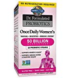 Garden of Life Dr. Formulated Once Daily Women’s Shelf Stable Probiotics  16 Strains, 50 Billion CFU Guaranteed Potency to Expiration, Gluten Dairy & Soy Free One a Day, Prebiotic Fiber, 30 Capsules