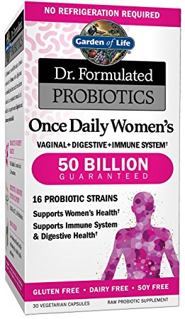 2. Garden of Life Dr. Formulated Once Daily Women’s Probiotics