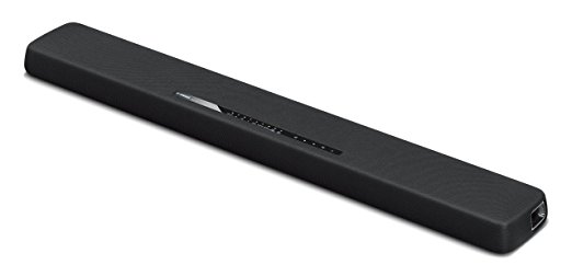 7. Yamaha YAS-107BL Sound Bar with Dual Built-In Subwoofers