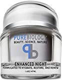 Pure Biology Night Cream Face Moisturizer with Retinol, Hyaluronic Acid & Breakthrough Anti Aging, Anti Wrinkle Complexes – Face & Neck Skin Care for Men & Women, All Skin Types