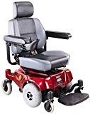 Compact Mid-Wheel Drive Power Chair, Burgundy