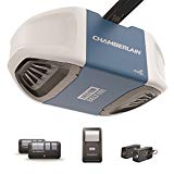 Chamberlain Group B503 Ultra-Quiet & Strong Belt Drive Garage Door Opener with MED Lifting Power Blue