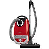 Miele Complete C2 Hard Floor Canister Vacuum Cleaner with SBD285-3 Combination Rug and Floor Tool + SBB300-3 Parquet Floor Brush - Autumn Red