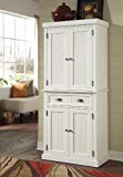 Home Styles 5022-69 Nantucket Pantry, Distressed White Finish