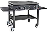 Blackstone 1554 Station-4-burner-Propane Fueled-Restaurant Grade-Professional 36 inch Outdoor Flat Top Gas Griddle Station-4-bur, 36