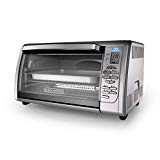 BLACK+DECKER Countertop Convection Toaster Oven, Silver, CTO6335S