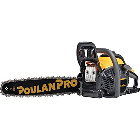 8. Poulan Pro 967061501 50cc 2 Stroke Gas Powered Chain Saw
