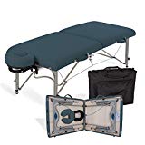 EARTHLITE Portable Massage Table LUNA - Ultra-Lightweight, Patented Aluminum Reiki Frame incl. Flex-Rest Face Cradle & Carry Case (29lb)